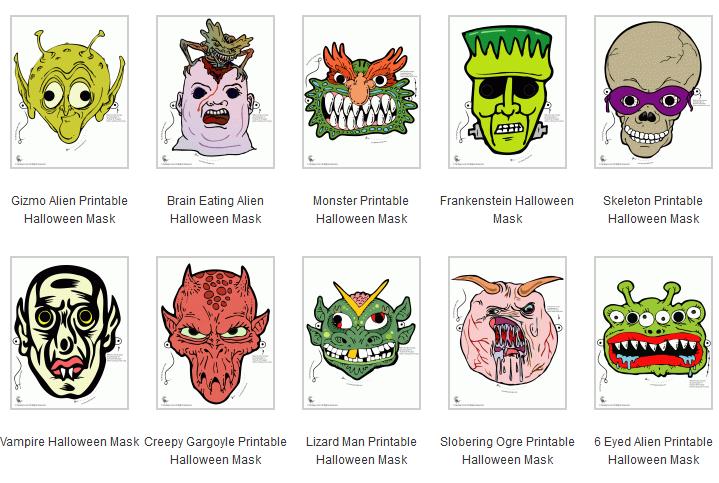 Kostenlose Halloweenmasken für Kinder | FRESHDADS Väter – Helden – Idole